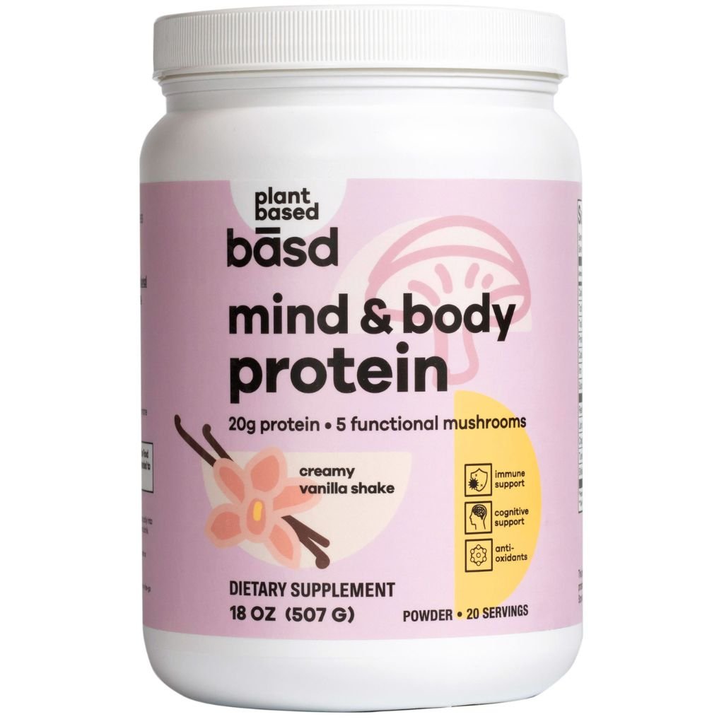 BASD MIND & BODY PLANT-BASED PROTEIN, 20 Servings