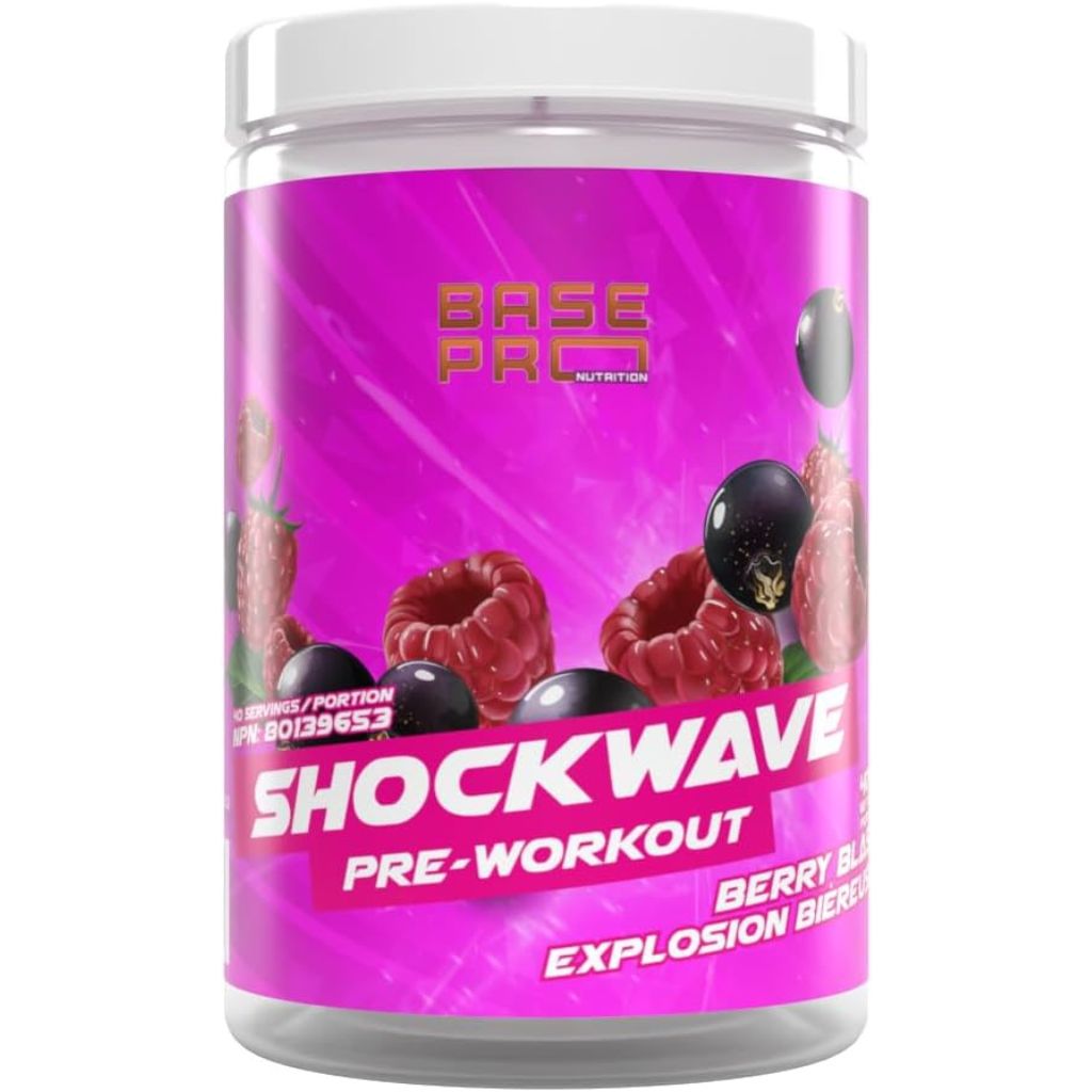 Base Pro Nutrition SHOCKWAVE PRE-WORKOUT, 40 Servings