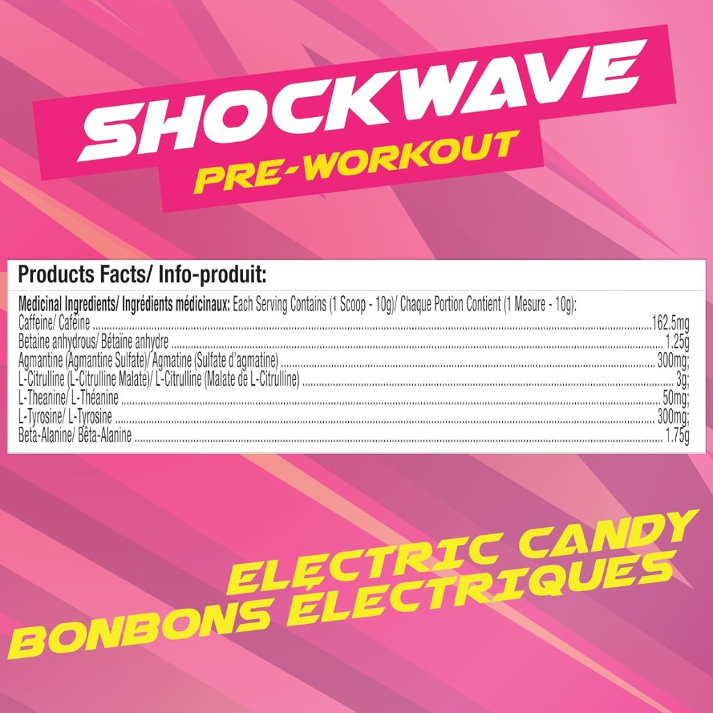 Base Pro Nutrition SHOCKWAVE PRE-WORKOUT, 40 Servings