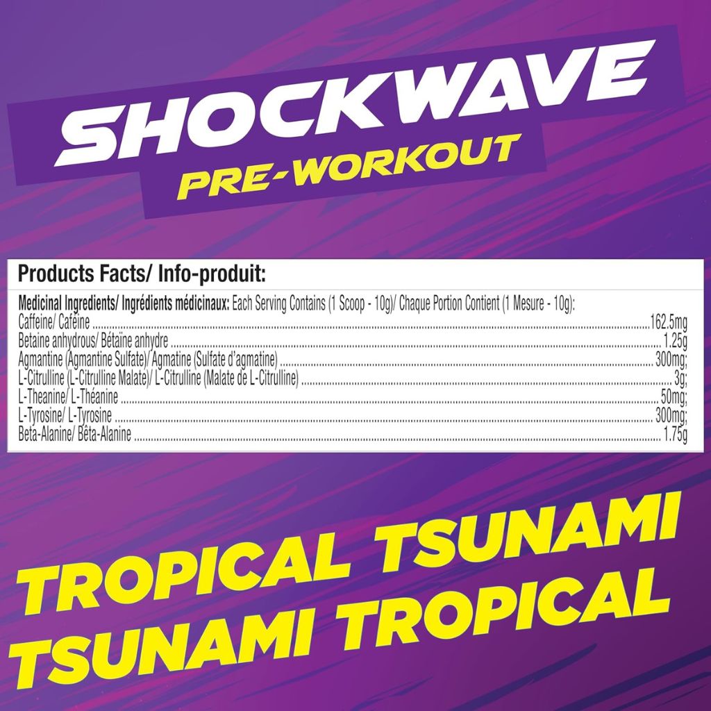 Base Pro Nutrition SHOCKWAVE PRE-WORKOUT, 40 Servings