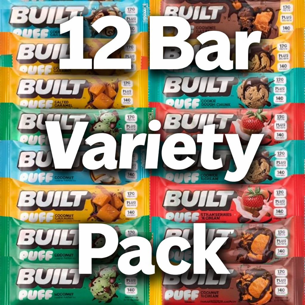Built PUFF PROTEIN BARS, 12 Bars/Box