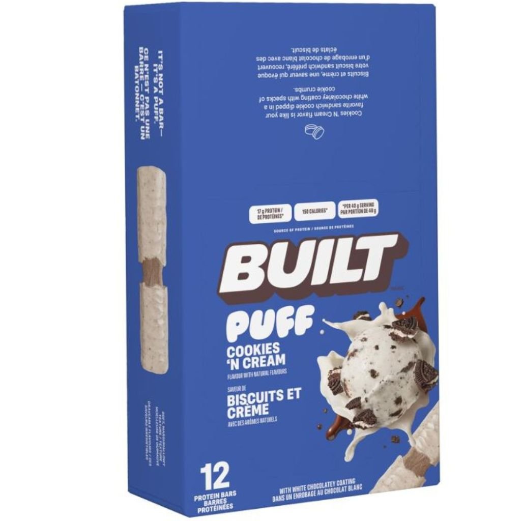 Built PUFF PROTEIN BARS, 12 Bars/Box