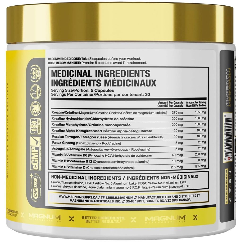 Magnum BIG C CREATINE MATRIX, 150 Capsules