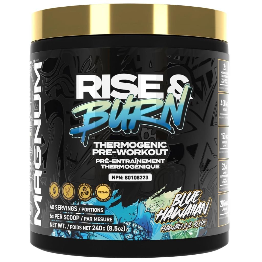 Magnum RISE & BURN THERMOGENIC PRE-WORKOUT, 40 Servings