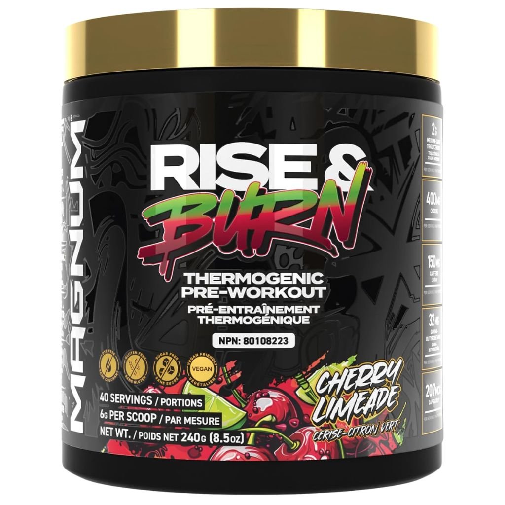 Magnum RISE & BURN THERMOGENIC PRE-WORKOUT, 40 Servings
