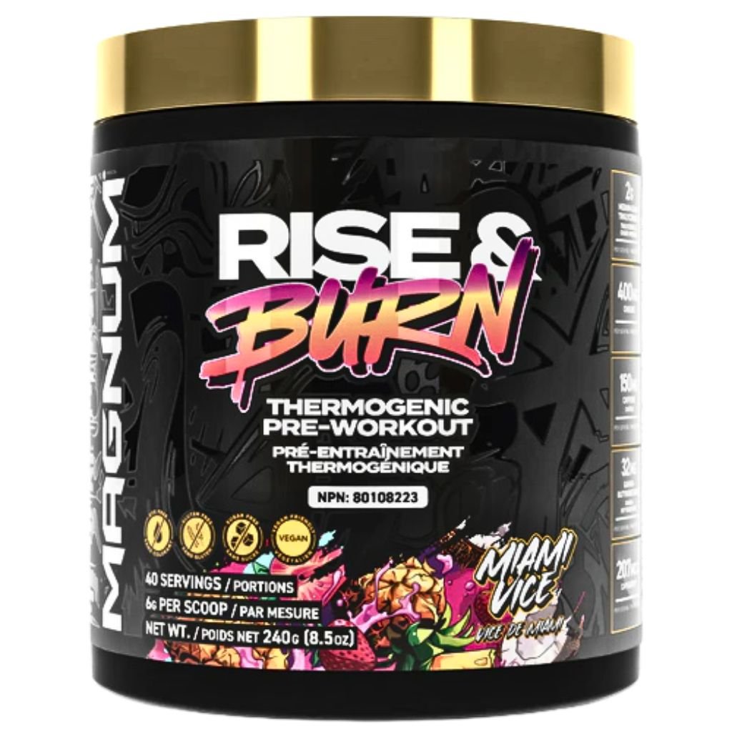 Magnum RISE & BURN THERMOGENIC PRE-WORKOUT, 40 Servings