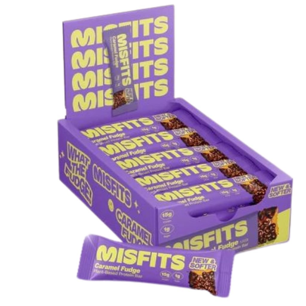 Misfits PLANT BASED PROTEIN BARS, 15 Bars/Box