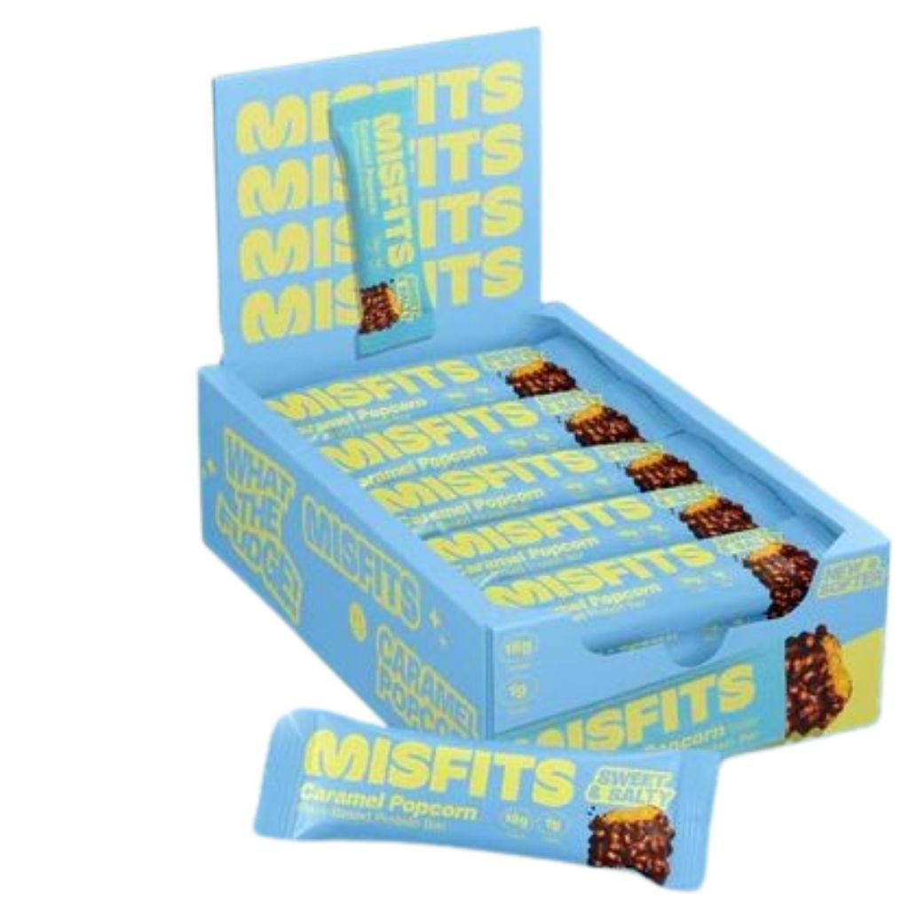 Misfits PLANT BASED PROTEIN BARS, 15 Bars/Box