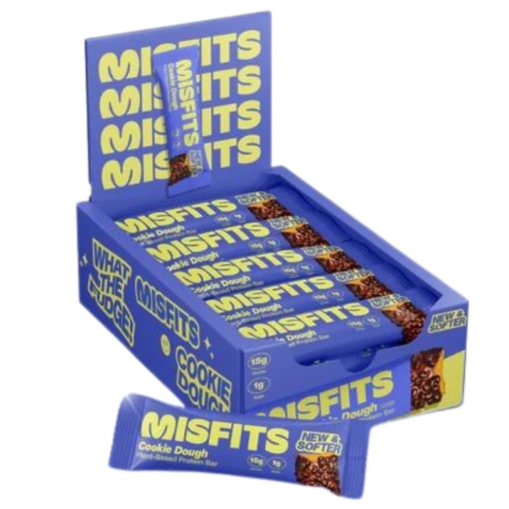Misfits PLANT BASED PROTEIN BARS, 15 Bars/Box