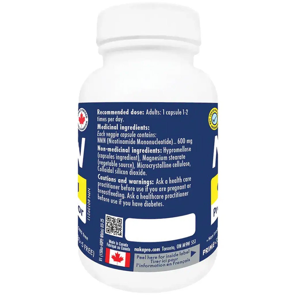 Naka Platinum NMN 600mg, 35 VCaps