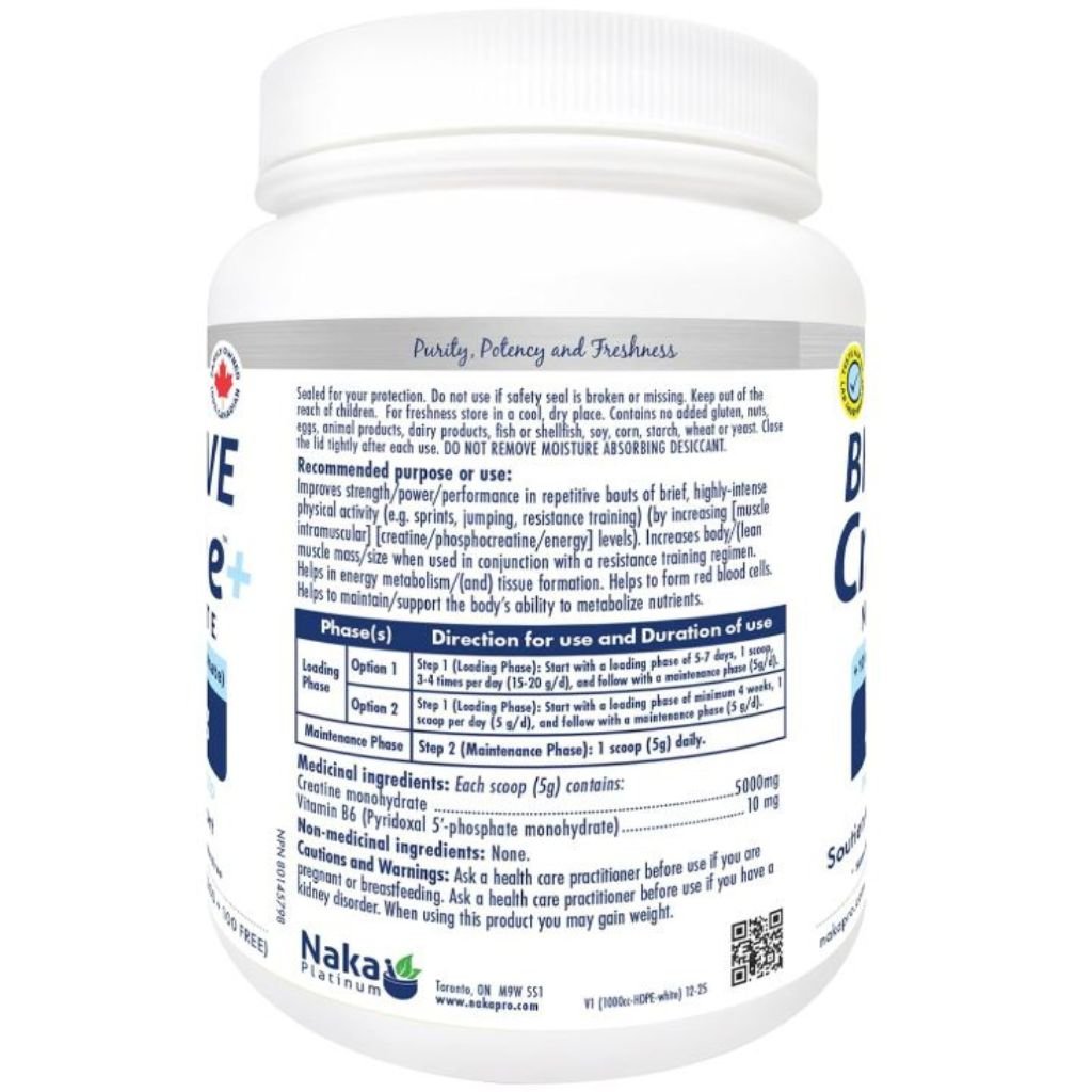 Naka Platinum BIOACTIVE CREATINE +B6, 400g