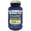 Naka Platinum ICELANDIC COD LIVER OIL, 1250 mg, 80 softgels