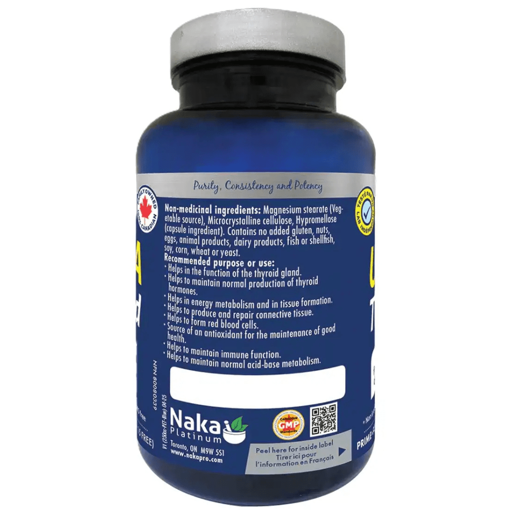Naka Platinum ULTRA THYROID, 90 VCaps