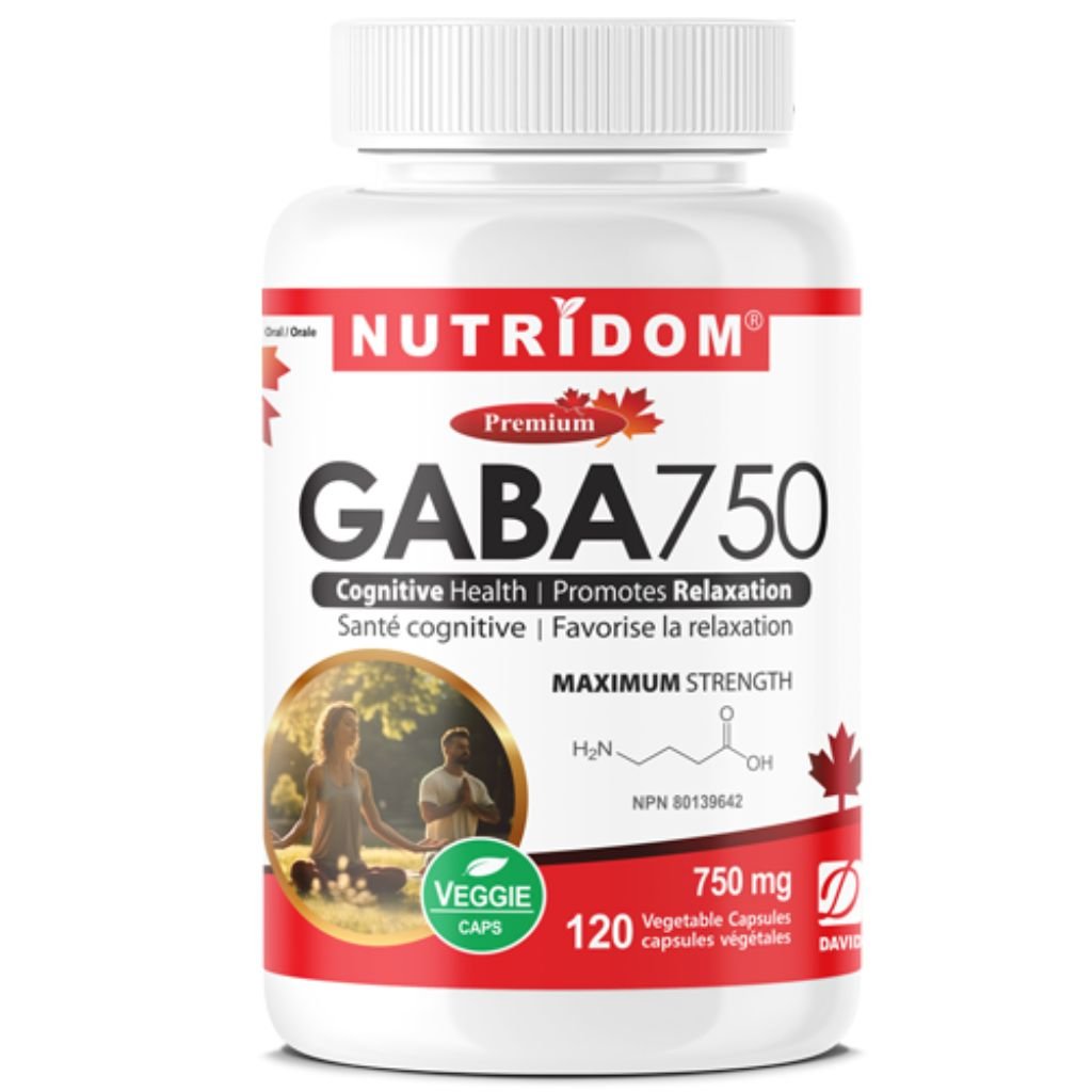 Nutridom GABA 750mg, 120 VCaps