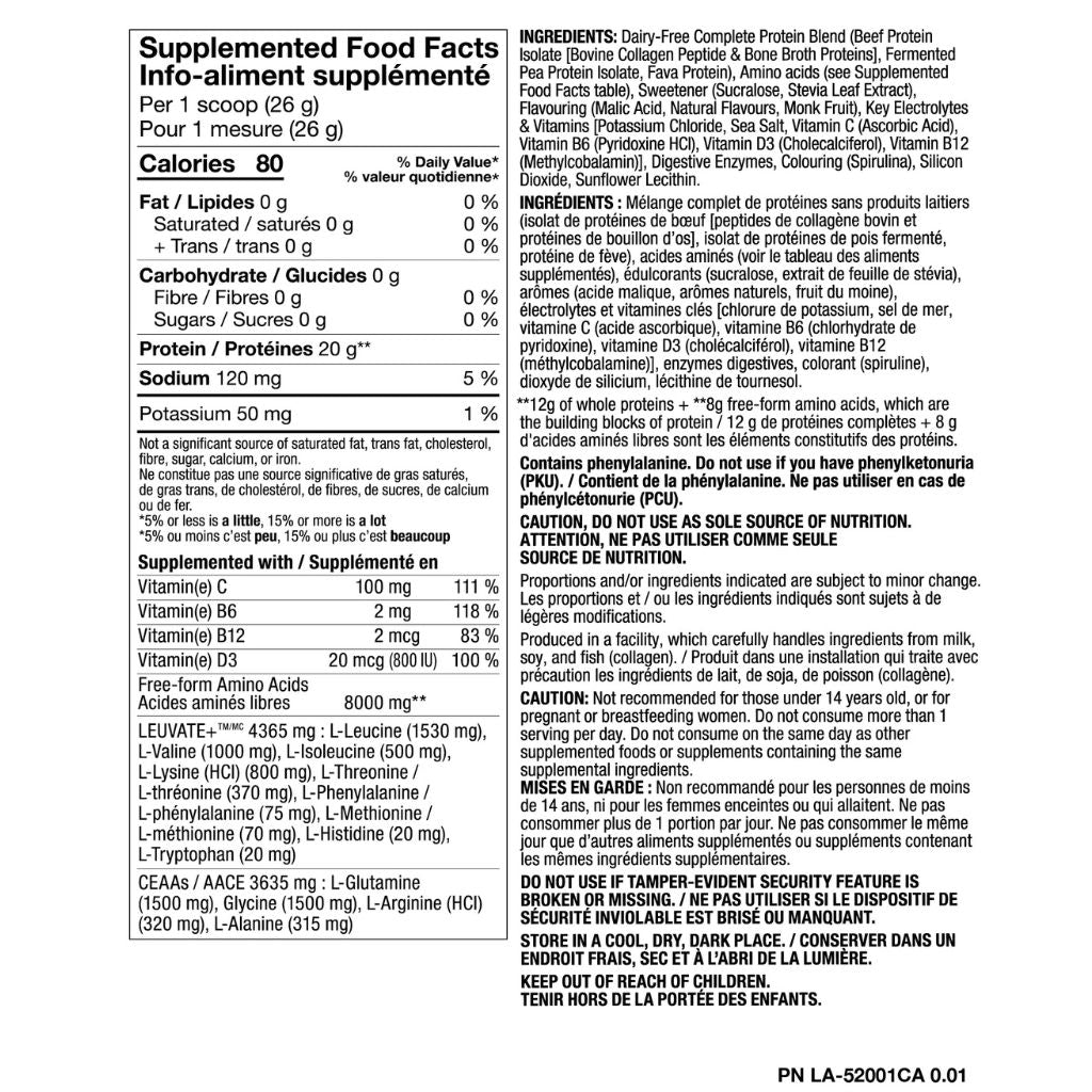 PVL ISO CLEAAR CLEAR PROTEIN, 25 Servings