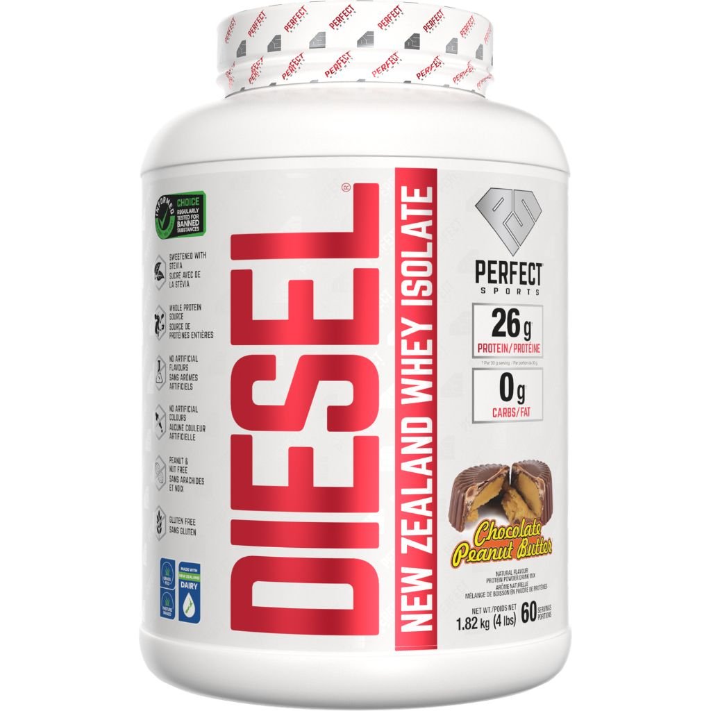 Perfect Sports DIESEL (New Zealand Whey Protein Isolate), 4lb