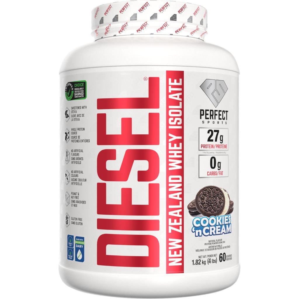 Perfect Sports DIESEL (New Zealand Whey Protein Isolate), 4lb