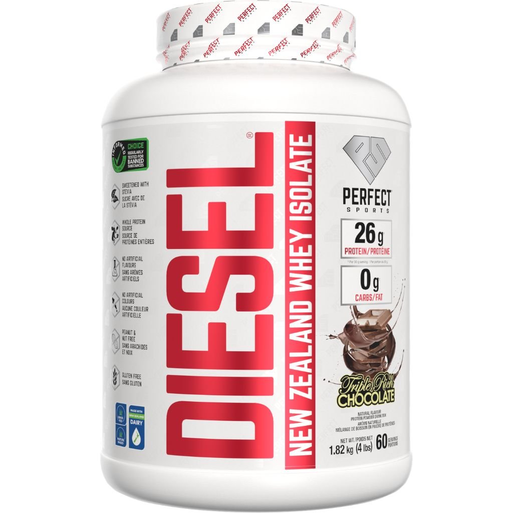 Perfect Sports DIESEL (New Zealand Whey Protein Isolate), 4lb