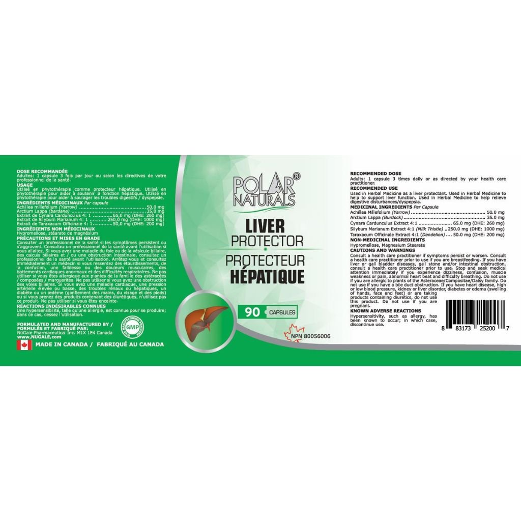 Polar Naturals LIVER PROTECTOR, 90 Capsules