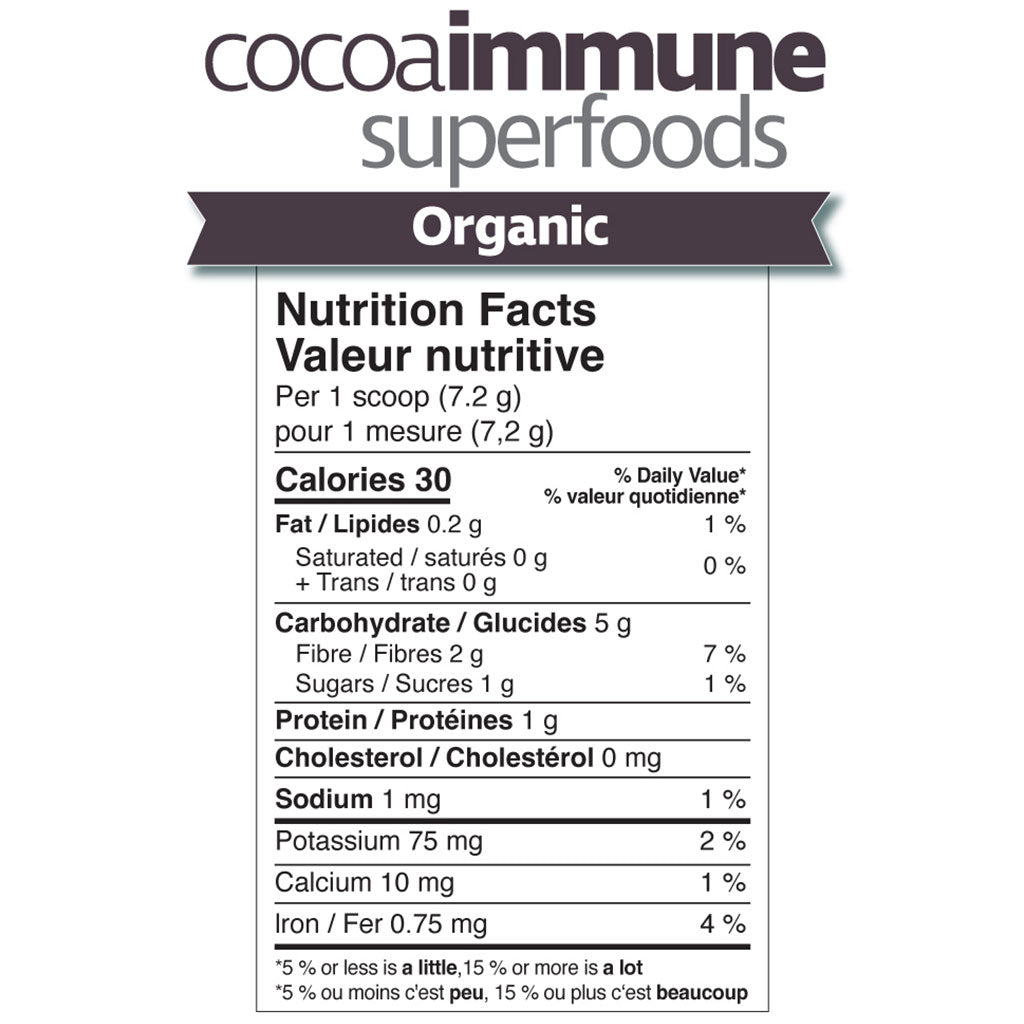 Prairie Naturals ORGANIC COCOAIMMUNE SUPERFOODS, 150g