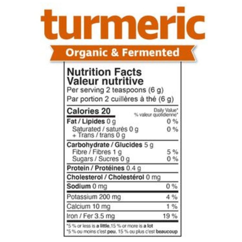 Prairie Naturals ORGANIC TURMERIC FERMENTED, 150g