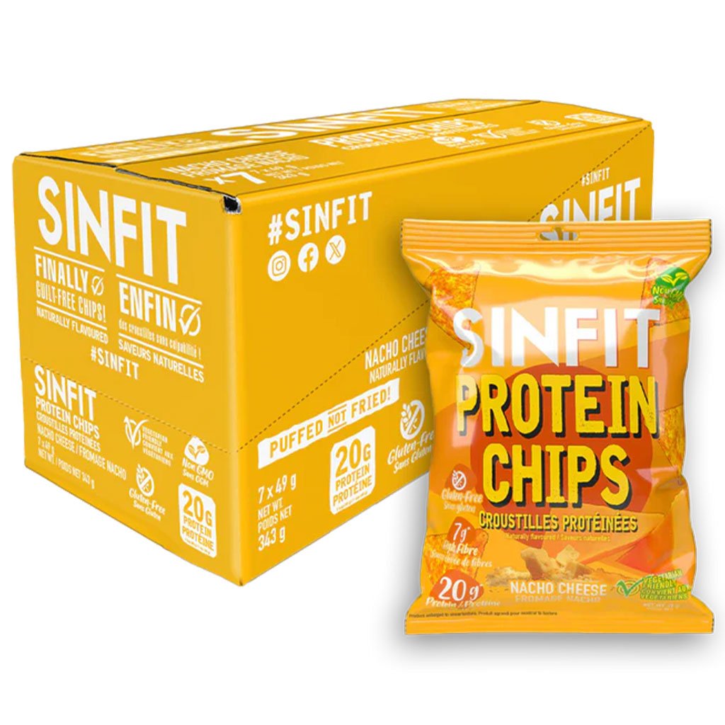 Sinfit PROTEIN CHIPS, 7 Bags/Box