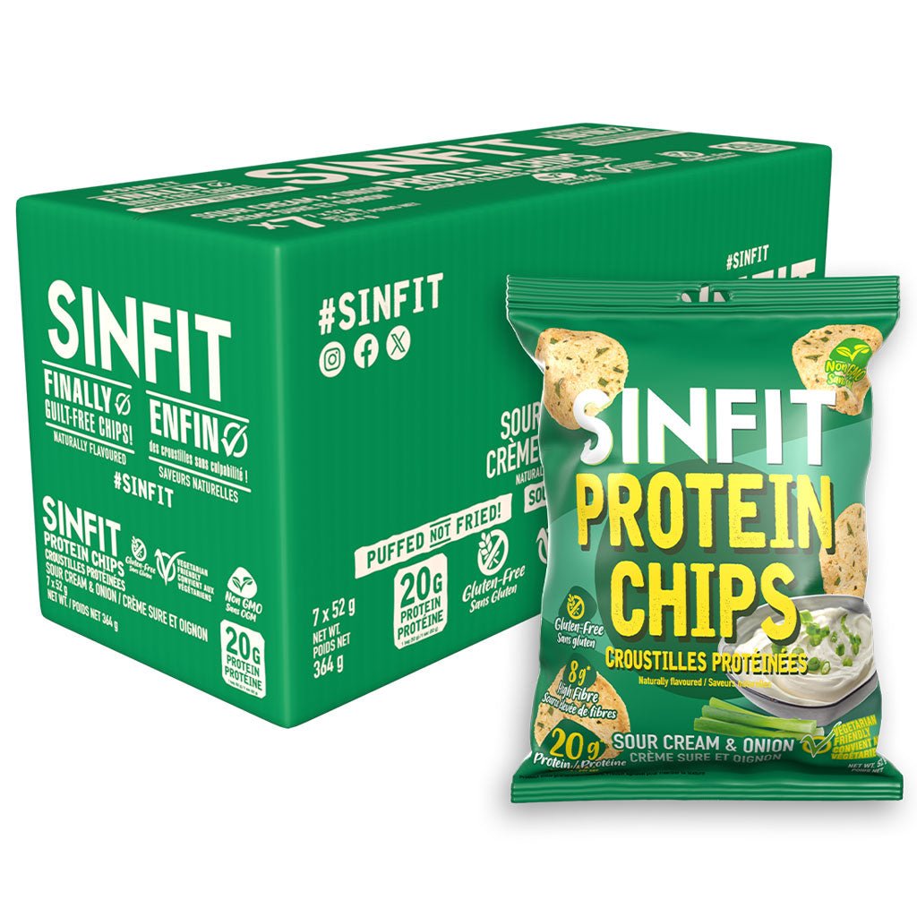 Sinfit PROTEIN CHIPS, 7 Bags/Box