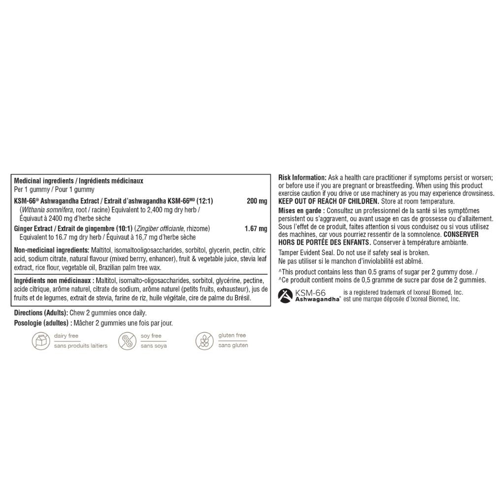 Youtheory ASHWAGANDHA ZERO SUGAR GUMMIES, 60 Gummies