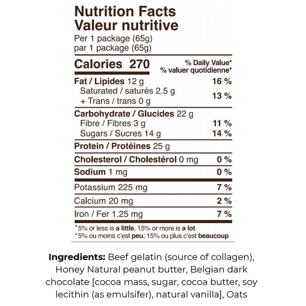 Zentein Nutrition COLLAGEN PROTEIN BAR, 12 Bars/Box