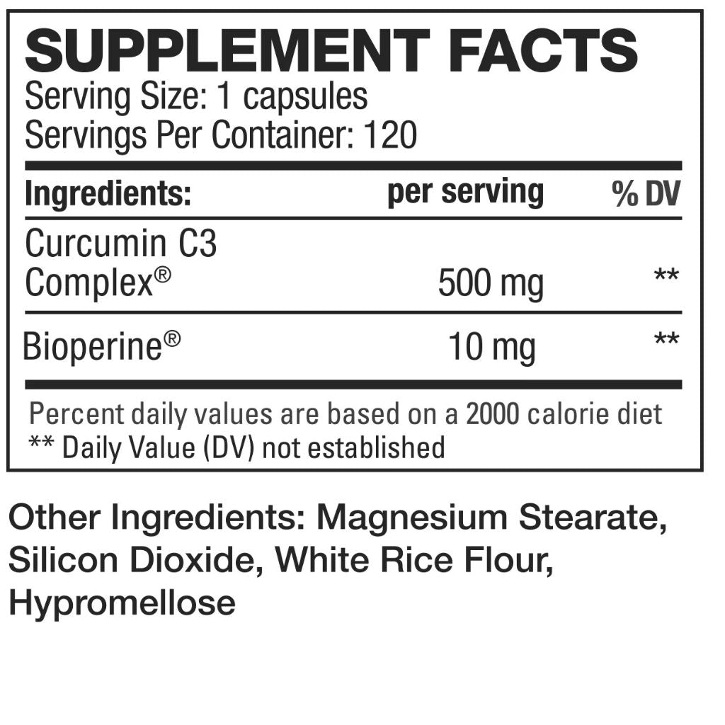 HD Muscle CURCUMIN, 120 Capsules